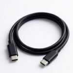 USB-C and USB-C Thunderbolt 4 100W ケーブル 0.7m ブラック 100W出力 8K対応 40 Gbps 高速データ転送 iPhone 16 / 15 MacBook Air Pro iPad Pro/Air 他対応