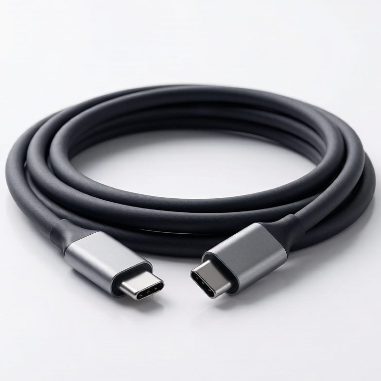 Prime USB-C and USB-C ケーブル Thunderbolt 5 (240W, 80Gbps) 1.0m 240W出力 8K対応 最大80Gbps 高速データ転送 iPhone 16 / 15 MacBook Air Pro iPad Pro/Air 他対応