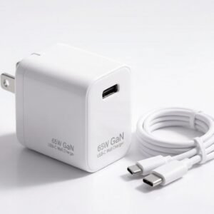 Air 65W PD 急速充電器 USB-C 超小型 GaNII Type-C充電器 100Wケーブル付き PSE技術基準適合 超小型 PD3.0/PPS/PSE認証済 iPhone17/16/15 MacBook/Galaxy/Air タブレット その他各種機器対応