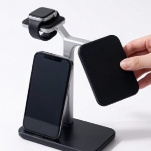 544 Wireless Charger (4-in-1 Station) (4-in-1 Station)【ワイヤレス出力/USB急速充電器付属】ワイヤレス ホルダー付 Qi認証 MFi認証 iPhone 14 Apple Watch 各種対応