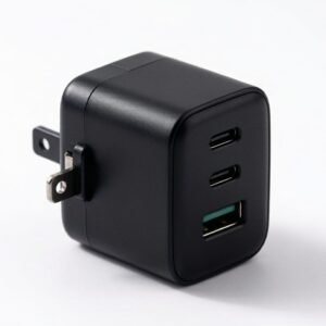 充電器 65W 3ポート Type-C USB PD対応 GaN 折りたたみ式 PSE適合 BSACPD6505C2BK