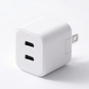 Cubic Charger 67W 充電器 type-c PD充電器 USB-C*2 急速充電 ZSP技術を搭載(待機消費0) ホワイト 急速充電器 折り畳みプラグ PD3.1 PPS対応 PSE技術基準適合 iPhone 17/16/15対応 MacBook Windows PC iPad Galaxy Android 全機種対応 2年保証・最大2,500米ドルCEW