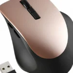 バッファロー マウス ワイヤレス 静音 5ボタン dpi切替 BlueLED ベージュピンク BSMBW325BP