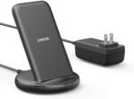 Anker PowerWave II Stand ワイヤレス充電器 ACアダプタ付属 Qi認証 iPhone 14 / 13シリーズ Galaxy Pixel
