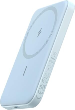 Anker 621 Magnetic Battery (MagGo) ブルー | (マグネット式ワイヤレス充電対応 5000mAh コンパクト モバイルバッテリ