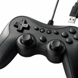 エレコム ゲームパッド 有線 Xinput PS系配置 連射 スティックモード切替 軽量 ブラック JC-GP20SBK