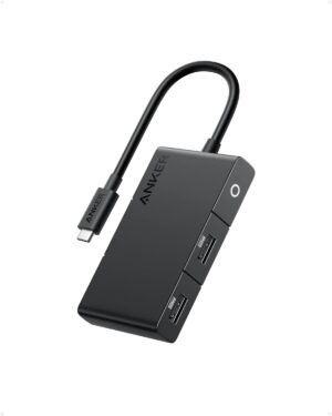 Anker USB C Hub 332 (5-in-1、4K HDMI) アダプター – 拡張USB-Cノートパソコン 4K HDMI、2つのUSB-A 3.0