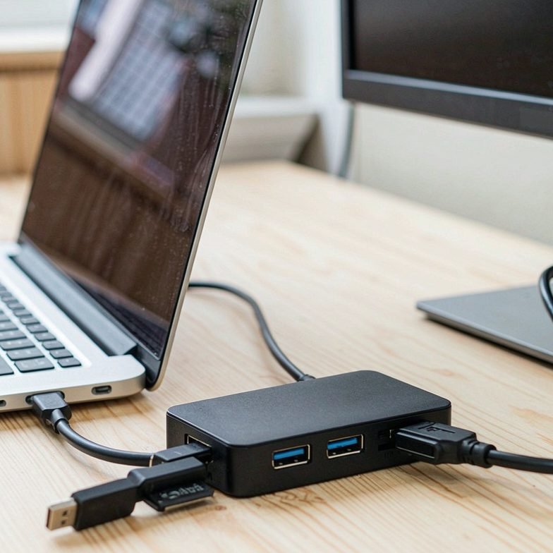 USB C Hub 332 (5-in-1、4K HDMI) アダプター – 拡張USB-Cノートパソコン 4K HDMI、2つのUSB-A 3.0ポート、SD/TFカードリーダー、コンパクトドック MacBook、Dell、HP、Lenovoなどに対応 – ブラック - Image 3